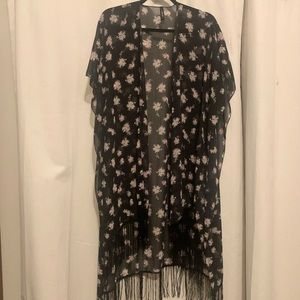 Torrid Kimono with florals